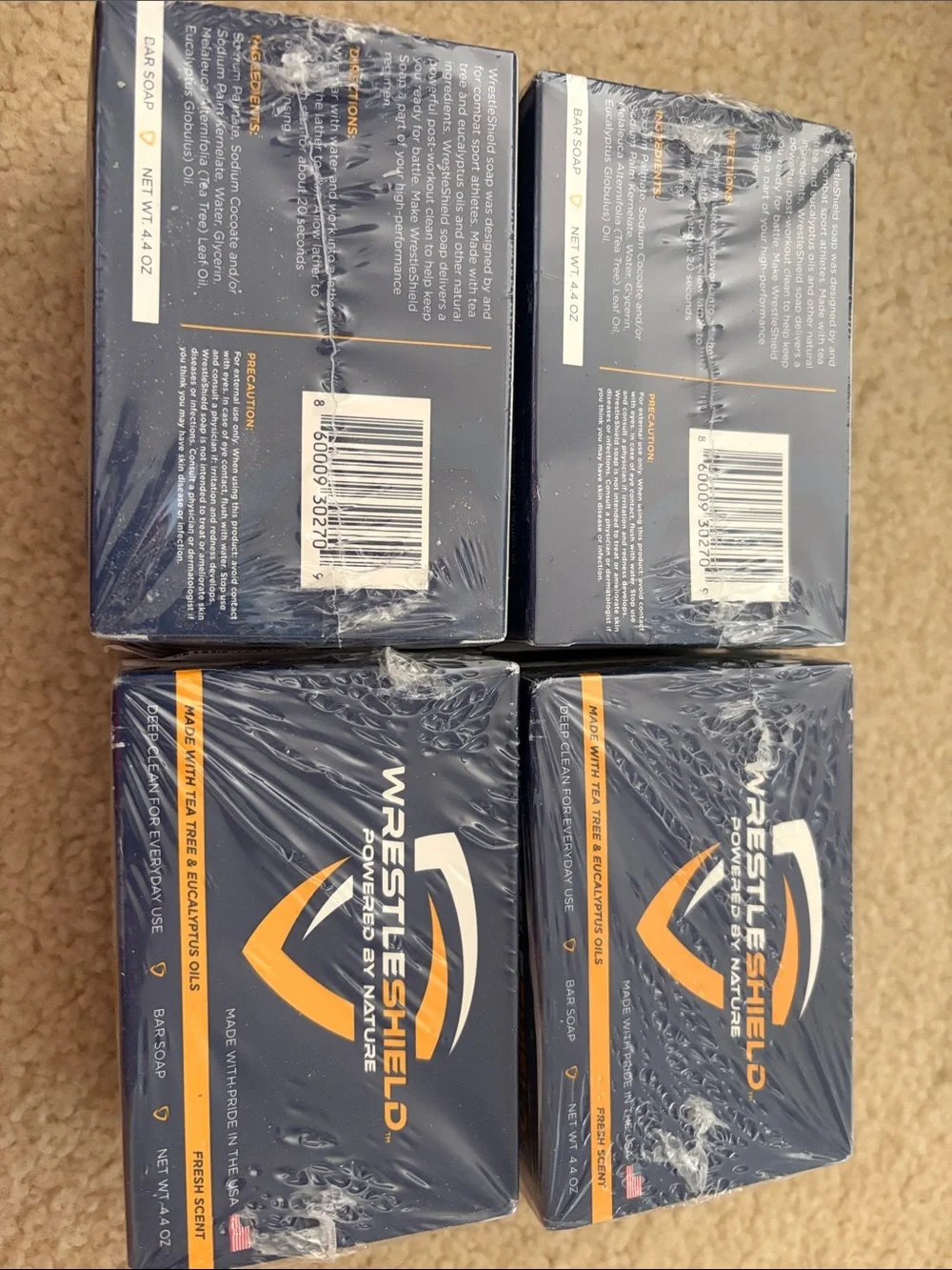 WrestleShield Bar Soap - NIB lot of 8 bars